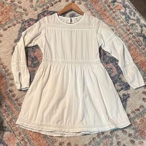 Rhythm White Casual long Sleeve White Dress
